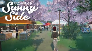 SunnySide 2 • Higashi First Farmers Market amp Exploring No Commentary Full Game Cozy Gameplay [upl. by Siderf515]