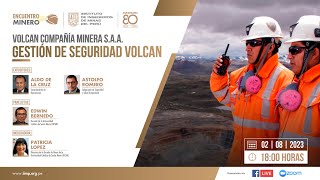 Volcan Compañía Minera SAA  Gestión de Seguridad Volcan [upl. by Einittirb]