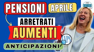 ULTIME NOVITÀ sulle PENSIONI di APRILE PAGAMENTI date aumenti e aggiornamenti IRPEF 2024 ANTICIPI [upl. by Ecnerat159]