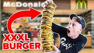 GRÖßTER BURGER DER WELT  😱 12500 Kalorien II RayFox [upl. by Naie]