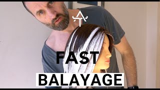 SCHWARZKOPF CLAY BLEACH LIGHTENER BALAYAGE FAST FREEHAND APPLICATION [upl. by Jacinthe]