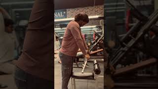 Heavy set tricepsworkout motivation bodybuilding gym fitnesslifestyle powerlifting fitness [upl. by Novyar]