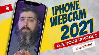 Use Your iPhone As A Webcam in ZOOM and OBS  Iphone Webcam 2021 PC amp MAC EpocCam [upl. by Comras769]