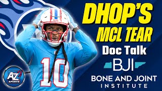 DeAndre Hopkins MCL tear DocTalk How the Titans got quotblessing in disguisequot knee injury [upl. by Adnole]