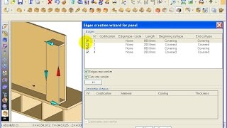 TopSolid Wood tutorial  TV Cabinet 105 Add edging [upl. by Nohsauq]