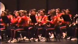 Fort Calhoun Concert Band performing quotNorwegian Rhapsody  Winnipeg Canada 1991 [upl. by Martz]