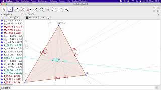 GeoGebra Tutorial  Feuerbachkreis und Eulersche Gerade [upl. by Bez563]