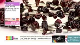 Pearls and Emerald for jewellery making JewelleryMaker LIVE 22012015 [upl. by Luapnhoj]