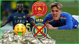 😱Al Qadisiah prêt à acheter Sadio Mané salaire record XXL Zaniolo forfait l’Euro 2024 infos [upl. by Gnehc417]