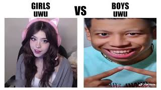 Girls vs Boys uwu Voice 2 [upl. by Cos]