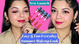 Smudged Brown liner  Summer Makeup Tutorial using New Launch Tints From Kiro [upl. by Odrareve]