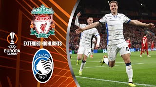 Liverpool vs Atalanta Extended Highlights  UEL QuarterFinals 1st Leg  CBS Sports Golazo [upl. by Naylor]