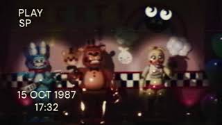 1987 recording freddy fazbear pizza pallor footage fazanim [upl. by Anneres508]