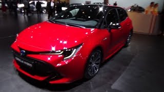 2019 Toyota Corolla Hatchback Hybrid  Exterior and Interior  Paris Auto Show 2018 [upl. by Schiff]