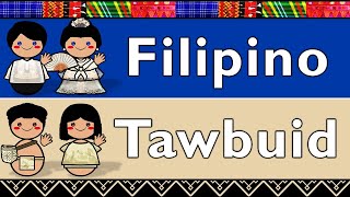 AUSTRONESIAN FILIPINO amp WESTERN TAWBUID [upl. by Ayota824]