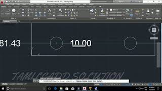 AutoCAD Ordinate Multileader Center Mark Tamil [upl. by Draw]