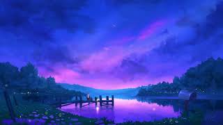 4K Anime Purple Evening Sky  Relaxing Live Wallpaper  1 Hour Screensaver  Infinite Loop [upl. by Ottavia]