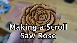 Making a Scroll Saw Rose [upl. by Vaughn793]