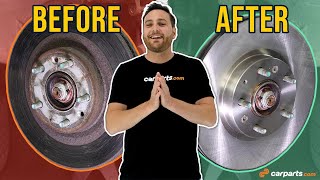 How to replace front brakes rotors and pads Complete guide 🚘 [upl. by Emirej300]