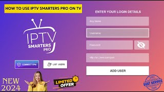 How to Install IPTV Smarters Pro on Smart TV 2024 [upl. by Sall]