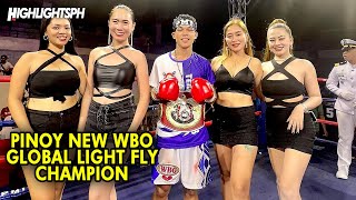 And the New WBO Global Light Fly Champion Regie Suganob Highlights [upl. by Nodyarg]