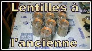 Lentilles à lancienne des provisions à petit prix mode survivaliste  N°173 [upl. by Zippel]