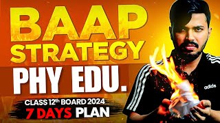 Physical Education Last 7 Days Strategy amp Roadmap  Class 12 CBSE Boards 202324  Score 100100 🔥😍 [upl. by Khichabia]