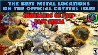 The Best Metal Locations in Crystal Isles [upl. by Ahsaele]