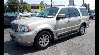 SOLD 2004 Lincoln Navigator Ultimate 4WD Walkaround Start up Tour and Overview [upl. by Pelagias]