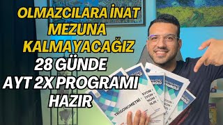 28 Günde AYT Matematiği 2x Hızında Bitir I Mezuna Kalmayacağız I yks2024 [upl. by Roze]