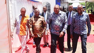 Why Former President Uhuru left a funeral in Nyeri before DP Gachaguas arrival [upl. by Ailhat530]