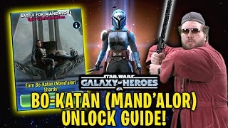 BoKatan Mandalor Unlocked  Battle for Mandalore Epic Confrontation Strategy Guide  SWGoH [upl. by Ainsley793]