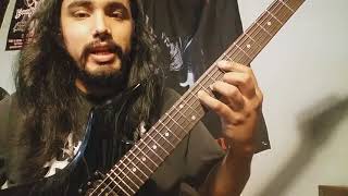 Depressive Black Metal Mini Guitar Lesson 2 Clean guitar chord progression in Eminor [upl. by Anoli]