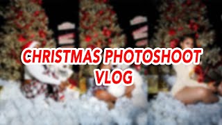 CHRISTMAS photoshoot vlog FIRST STUDIO SHOOT [upl. by Josephson]