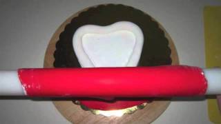 Torta per San Valentino  Come si fa un cofanetto a forma di cuore [upl. by Cammi]