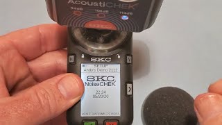 New SKC NoiseCHEK Personal Noise Dosimeter Calibration Run and Review [upl. by Hakon]