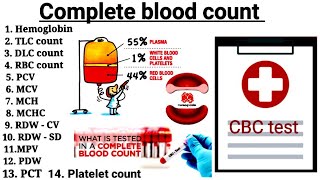 Complete blood count test  Complete Hemogram  CBC report [upl. by Alek]