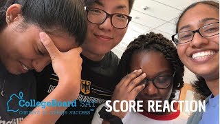 4 SAT SCORE REACTIONS [upl. by Ahsaya]