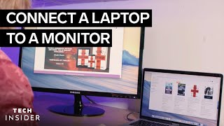 How To Connect A Laptop To A Monitor [upl. by Inavihs808]