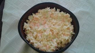 Ensalada de Repollo con Crema y Zanahoria  SinPretextos [upl. by Jackquelin]