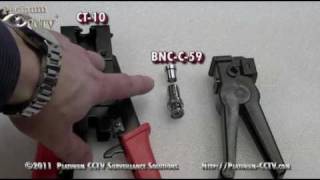 BNCC59 Compression Connector Installation [upl. by Whipple]