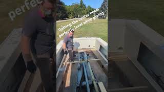 Installing coosa deck beams on an old Nauset Marine tuna fishing boat [upl. by Ripp]