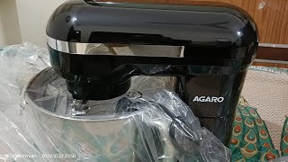 Unboxing Agaro Stand Mixer 1000W Agaro Standmixer homebaker agarostandmixer 2024 unboxing [upl. by Lilllie]