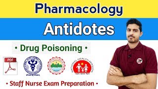 List of Antidotes  Pharmacology [upl. by Doll]