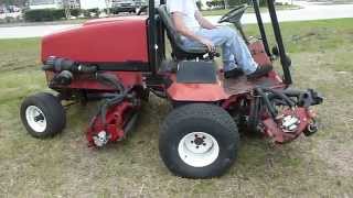 2000 Toro 5500D 03802 Reelmaster Fairway Mower w Kubota D1105T Diesel Engine Parts For Sale [upl. by Nolos]