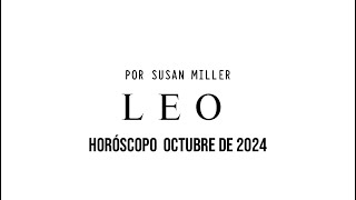 Horóscopo Leo Octubre 2024 por Susan Miller Traducido en Español [upl. by Meesaw]