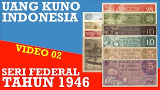 Uang Kuno Indonesia Seri Federal 1 Tahun 1946 [upl. by Adiahs]