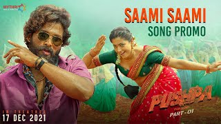 Saami Saami Song Promo  Pushpa  Allu Arjun  Rashmika  Fahadh Faasil  Sukumar  DSP  17th Dec [upl. by Arrec605]