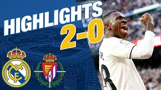 REAL MADRID 20 VALLADOLID  ALL GOALS amp HIGHLIGHTS  LaLiga [upl. by Eeliab]