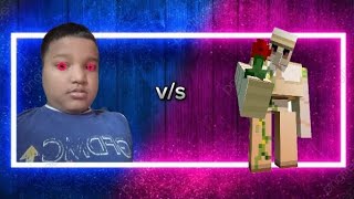 iron golam vs me minecraft ep4 [upl. by Munsey]